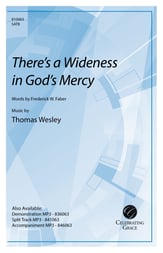 There's a Wideness in God's Mercy SATB choral sheet music cover